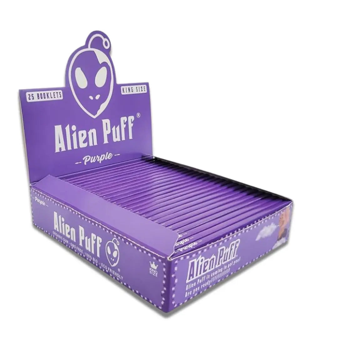 33 Alien Puff King Size Purple Rolling Papers ( HP2118 ) In UK
