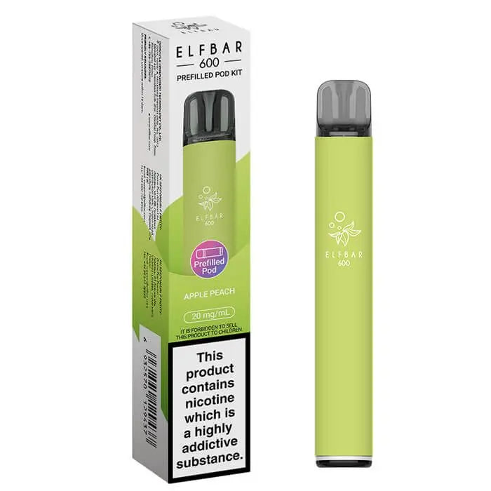 Elf Bar 600 Prefilled Rechargeable Pod Vape Kit - Box of 10 Vape Wholesale Supplies