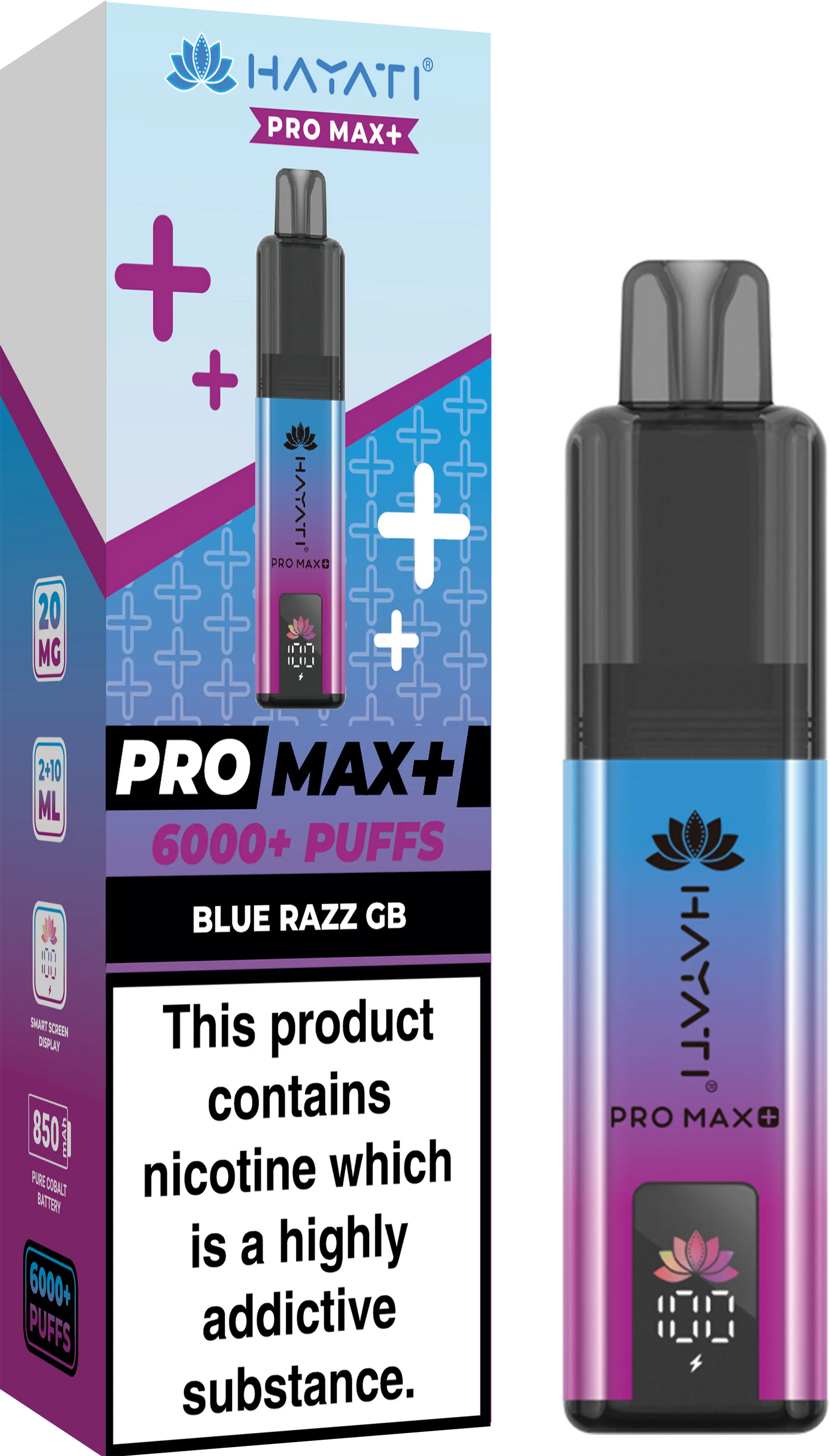Hayati Pro Max 6000 Puffs Disposable Vape Pack of 10 - Vape wholesale supplies