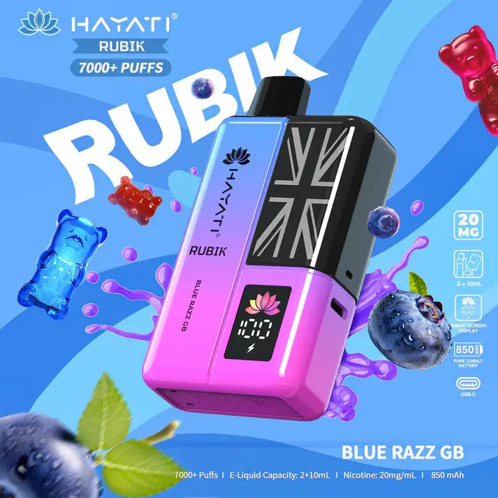 Hayati Rubik 7000+ Puffs Disposable Vape Kit Pack of 5 Vape Wholesale SuppliesNot Found Vape wholesale supplies