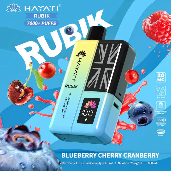 Hayati Rubik 7000+ Puffs Disposable Vape Kit Pack of 5 Vape Wholesale SuppliesNot Found Vape wholesale supplies