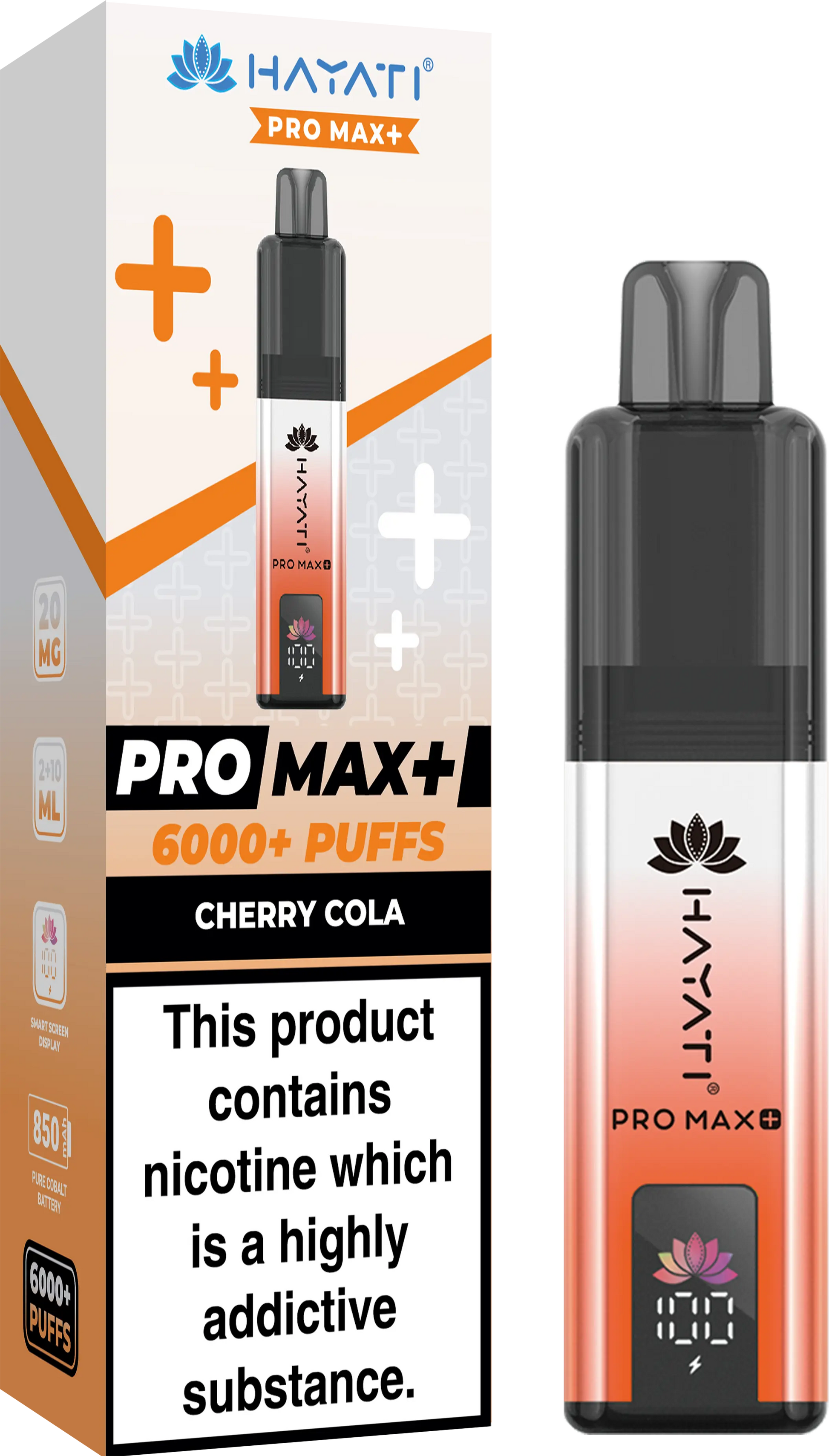 Hayati Pro Max 6000 Puffs Disposable Vape Pack of 10 - Vape wholesale supplies