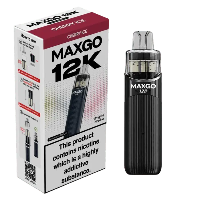 RELX MAXGO 12k Pre-Filled Pod Kit TPD Compliant - Pack Of 3 RELX