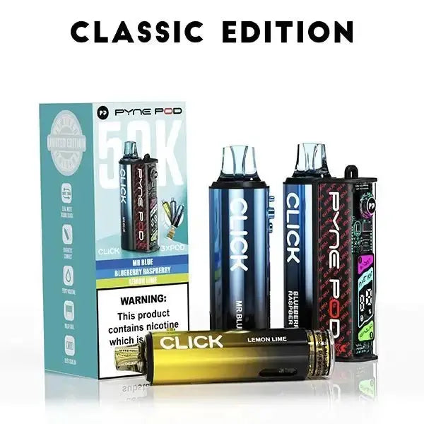 Pyne Pod Click 50K Prefilled Vape | TPD 50000 - Box of 5 Pyne PodNot Found Vape wholesale supplies