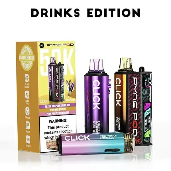 Pyne Pod Click 50K Prefilled Vape | TPD 50000 - Box of 5 Pyne PodNot Found Vape wholesale supplies