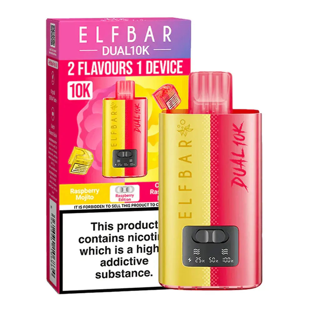 Elf Bar Dual 10K Puffs Disposable Vape (Pack of 5) - Vape wholesale supplies