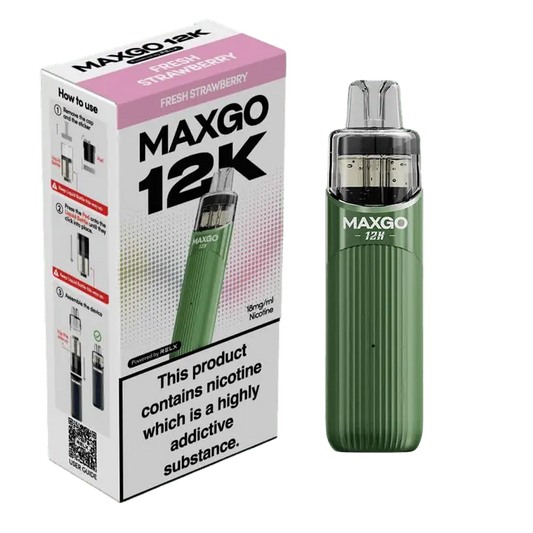 RELX MAXGO 12k Pre-Filled Pod Kit TPD Compliant - Pack Of 3 RELX