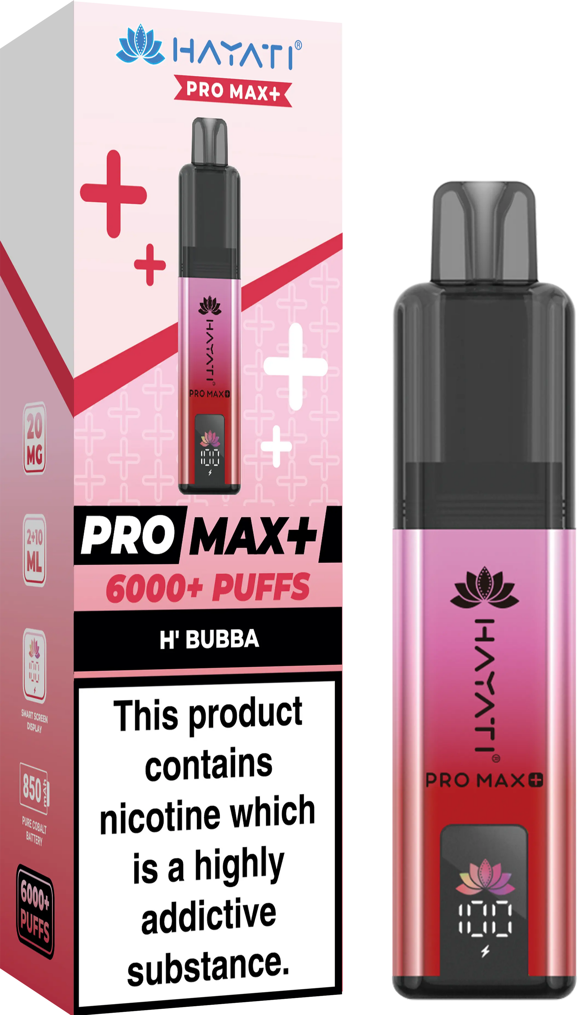 Hayati Pro Max 6000 Puffs Disposable Vape Pack of 10 - Vape wholesale supplies