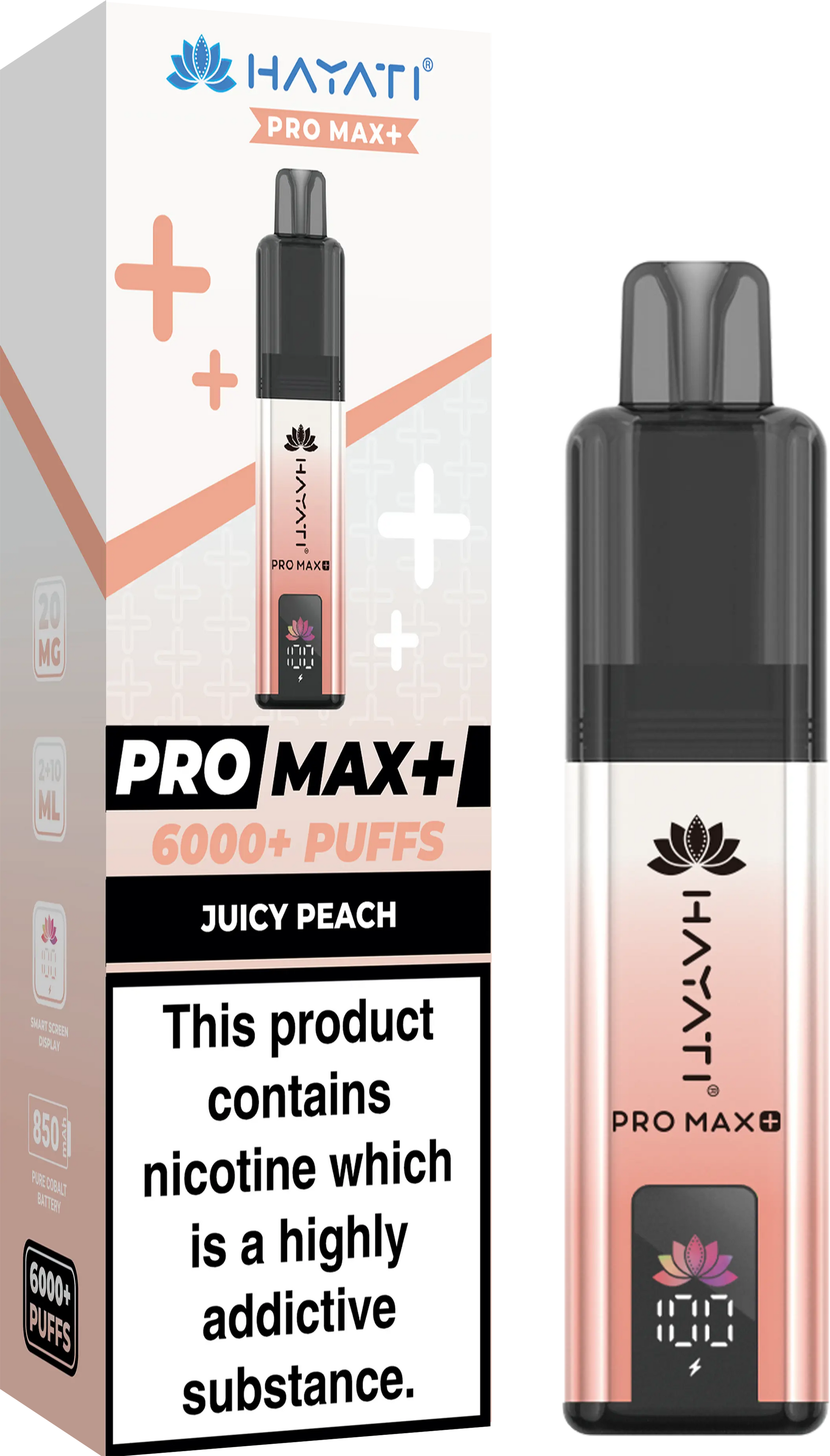 Hayati Pro Max 6000 Puffs Disposable Vape Pack of 10 - Vape wholesale supplies