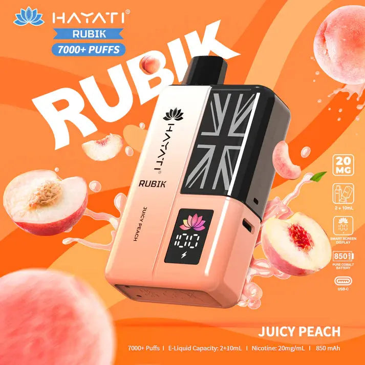 Hayati Rubik 7000+ Puffs Disposable Vape Kit Pack of 5 Vape Wholesale SuppliesNot Found Vape wholesale supplies