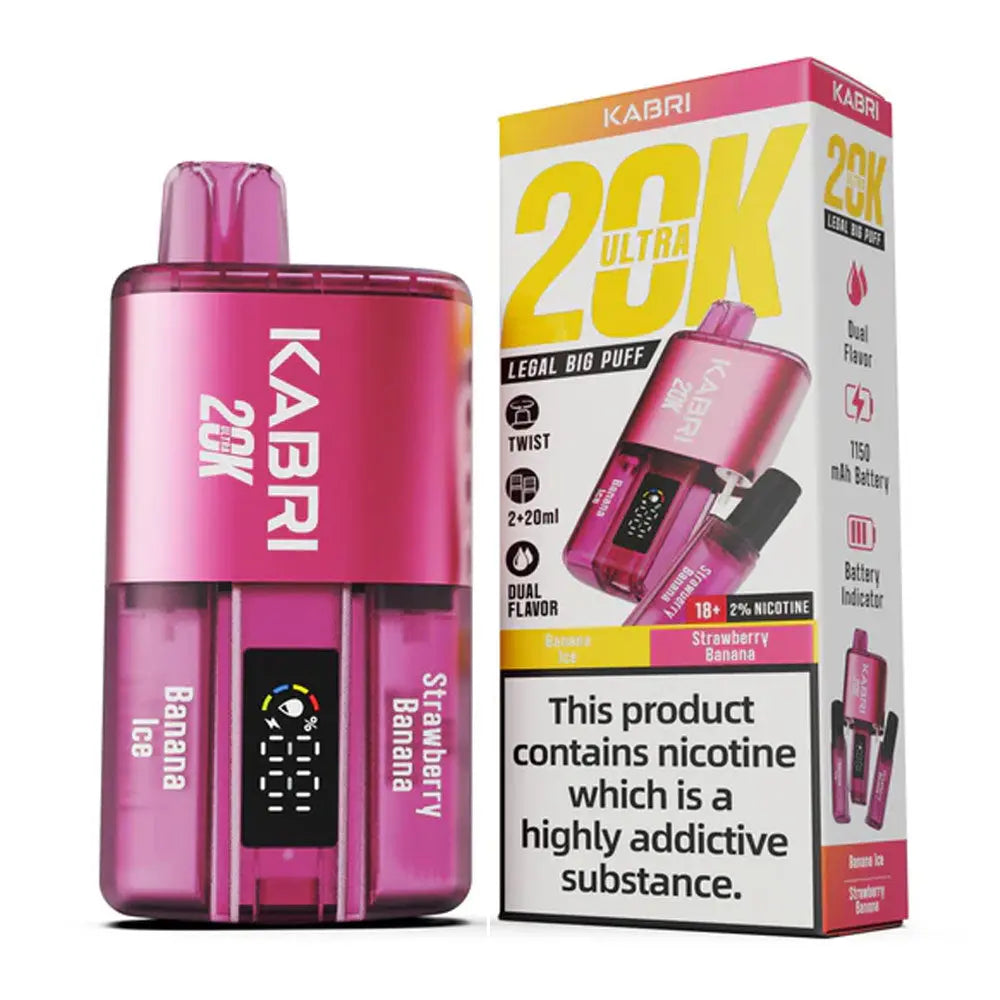 Kabri Ultra 20k Puffs Disposable Vape (Pack of 5) - Vape wholesale supplies