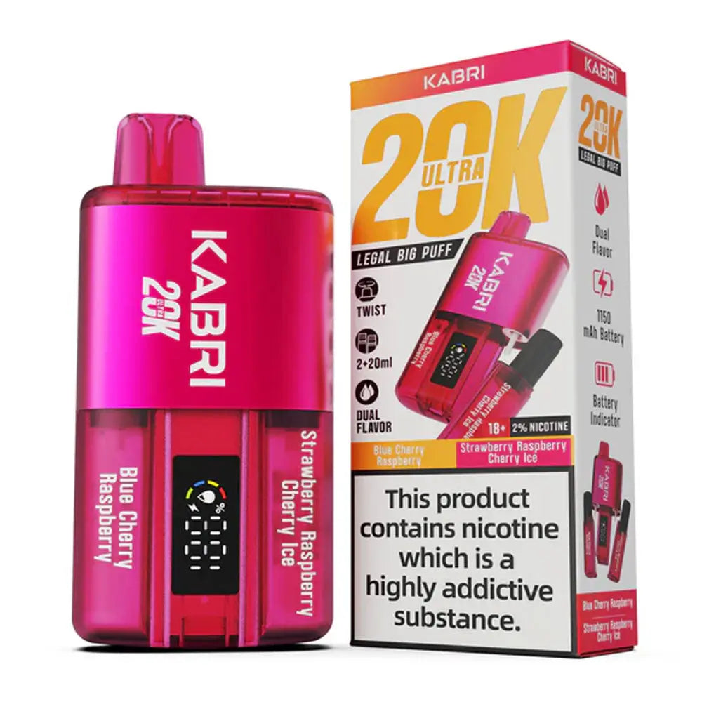 Kabri Ultra 20k Puffs Disposable Vape (Pack of 5) - Vape wholesale supplies