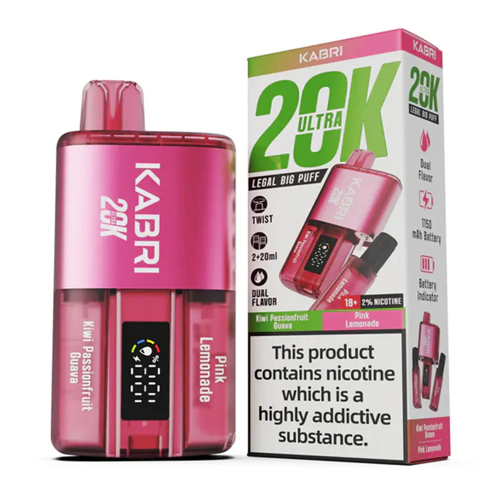 Kabri Ultra 20k Puffs Disposable Vape (Pack of 5) - Vape wholesale supplies