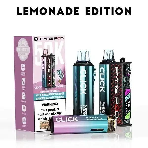 Pyne Pod Click 50K Prefilled Vape | TPD 50000 - Box of 5 Pyne PodNot Found Vape wholesale supplies