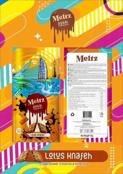 Meltz Dubai Knafeh Chocolate - 192G Vape Wholesale SuppliesNot Found Vape wholesale supplies