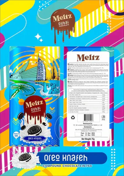 Meltz Dubai Knafeh Chocolate - 192G Vape Wholesale SuppliesNot Found Vape wholesale supplies