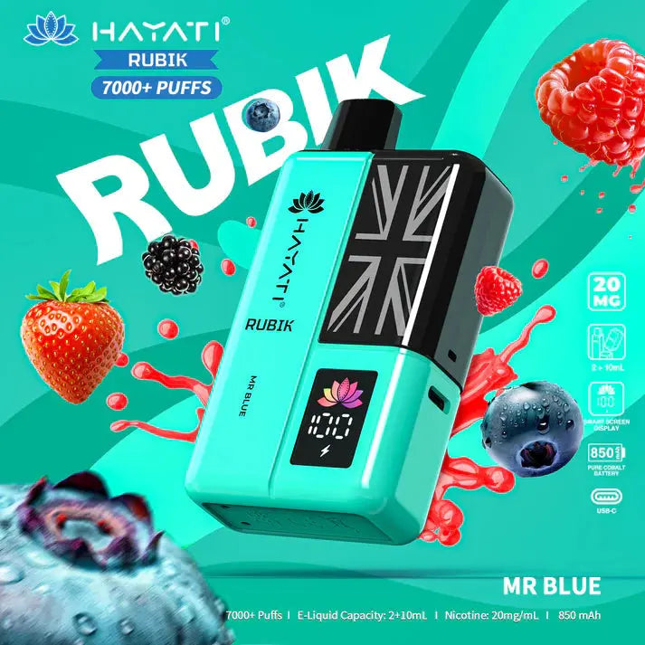 Hayati Rubik 7000+ Puffs Disposable Vape Kit Pack of 5 Vape Wholesale SuppliesNot Found Vape wholesale supplies