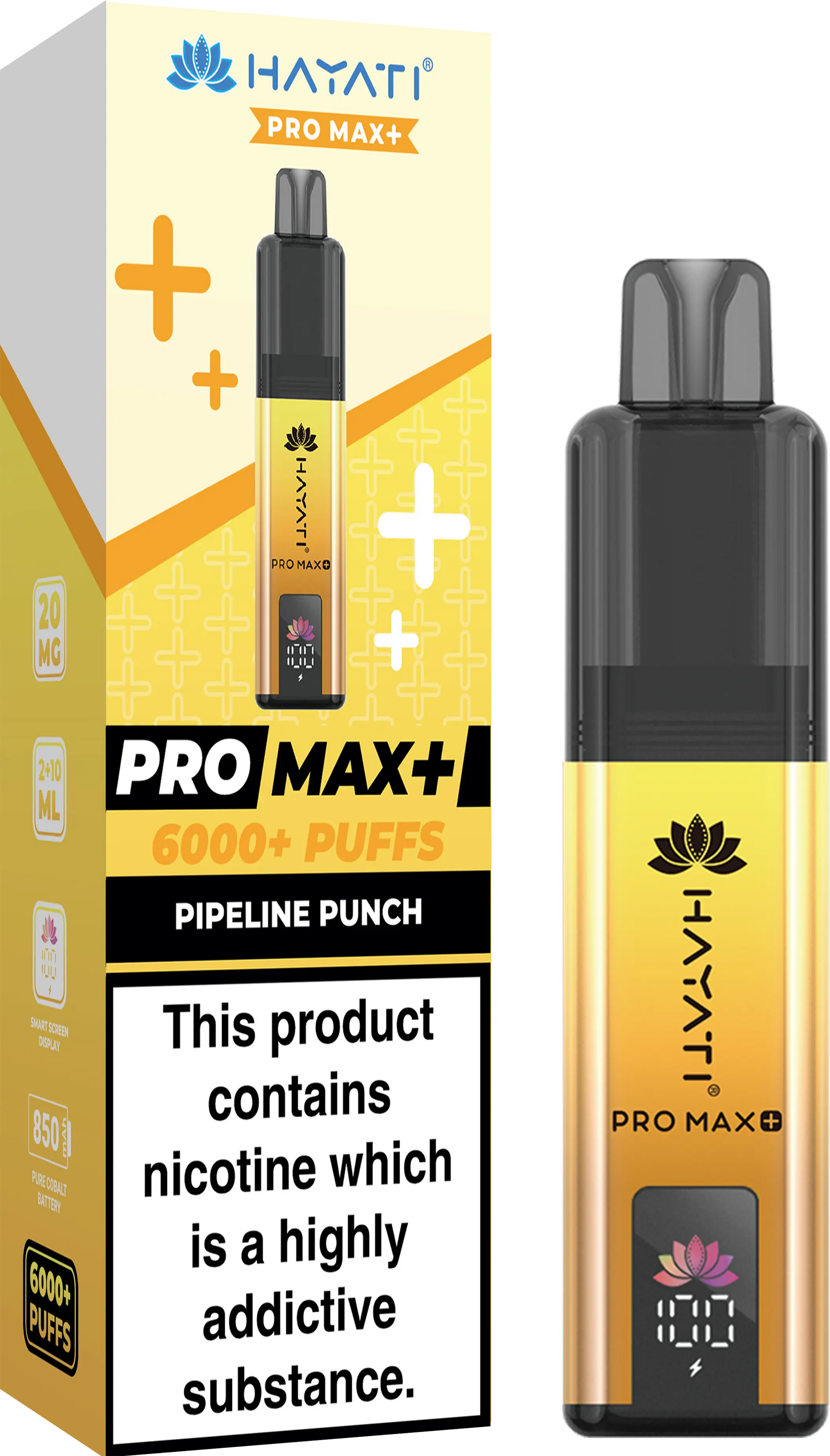 Hayati Pro Max 6000 Puffs Disposable Vape Pack of 10 - Vape wholesale supplies