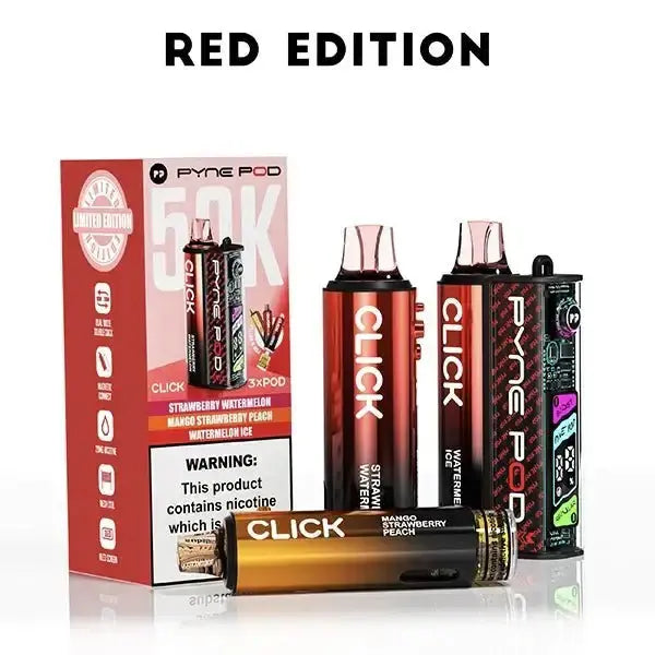 Pyne Pod Click 50K Prefilled Vape | TPD 50000 - Box of 5 Pyne PodNot Found Vape wholesale supplies