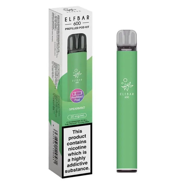 Elf Bar 600 Prefilled Rechargeable Pod Vape Kit - Box of 10 Vape Wholesale Supplies