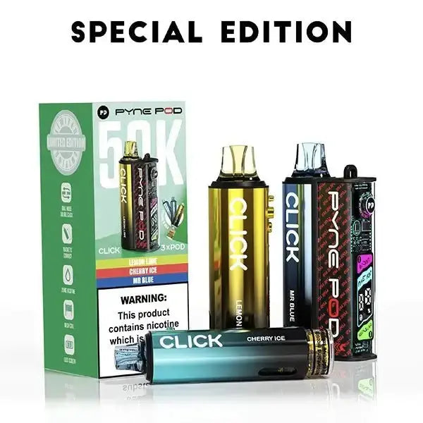 Pyne Pod Click 50K Prefilled Vape | TPD 50000 - Box of 5 Pyne PodNot Found Vape wholesale supplies