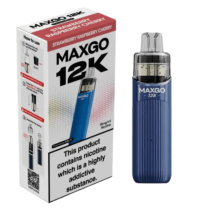 RELX MAXGO 12k Pre-Filled Pod Kit TPD Compliant - Pack Of 3 RELX