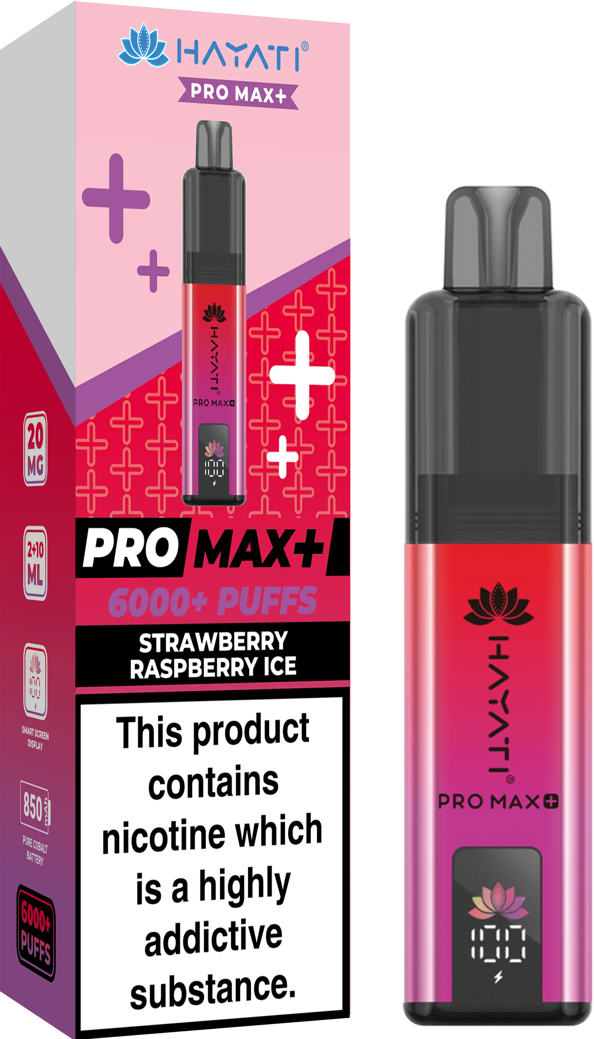 Hayati Pro Max 6000 Puffs Disposable Vape Pack of 10 - Vape wholesale supplies