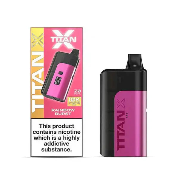 Titan X Prefilled Rechargeable Pod Vape Kit - Box of 5 | Wholesale Vape Supplies UK My Store