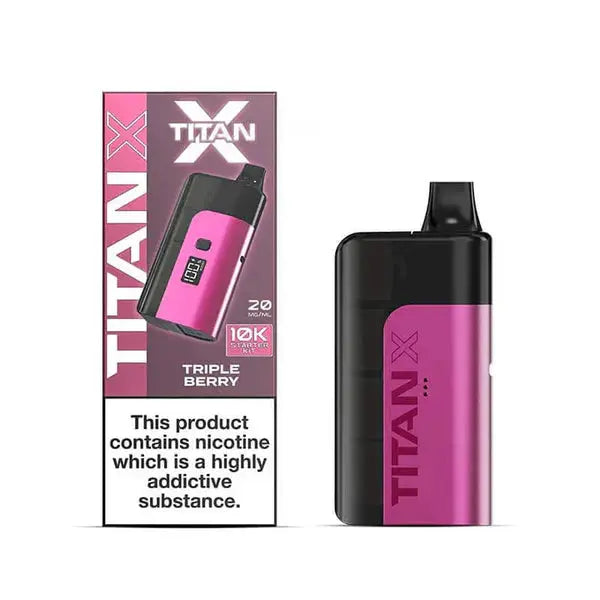 Titan X Prefilled Rechargeable Pod Vape Kit - Box of 5 | Wholesale Vape Supplies UK My Store