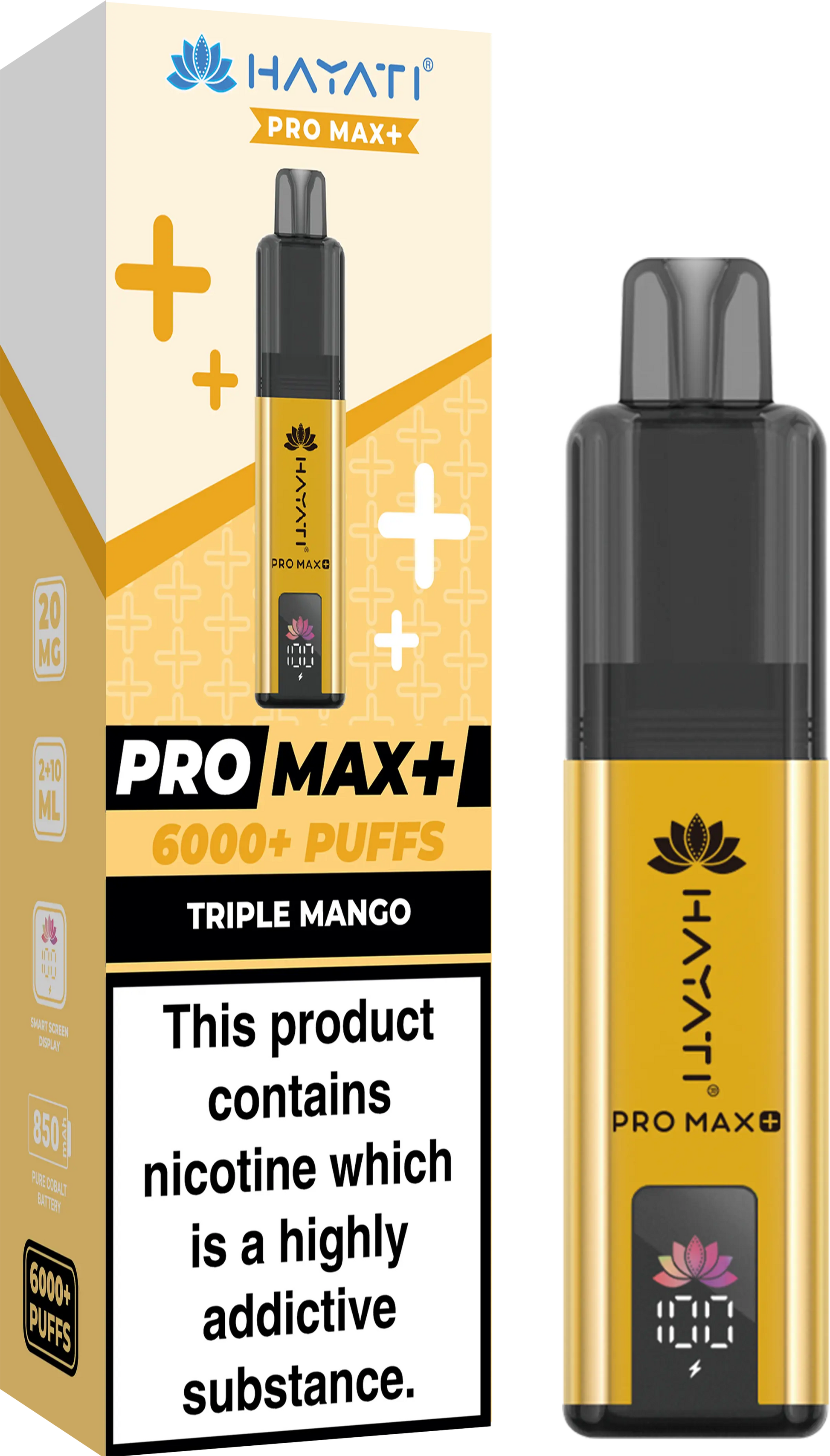 Hayati Pro Max 6000 Puffs Disposable Vape Pack of 10 - Vape wholesale supplies