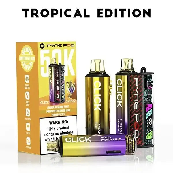 Pyne Pod Click 50K Prefilled Vape | TPD 50000 - Box of 5 Pyne PodNot Found Vape wholesale supplies