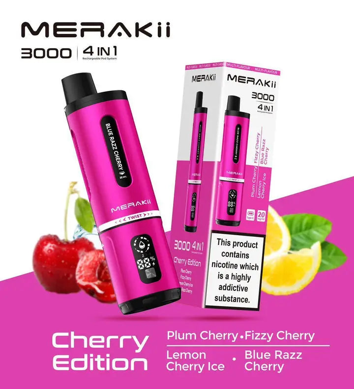 Merakii 3000 Puffs Disposable Vape Box of 5 Vape Wholesale SuppliesNot Found Vape wholesale supplies