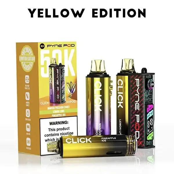 Pyne Pod Click 50K Prefilled Vape | TPD 50000 - Box of 5 Pyne PodNot Found Vape wholesale supplies