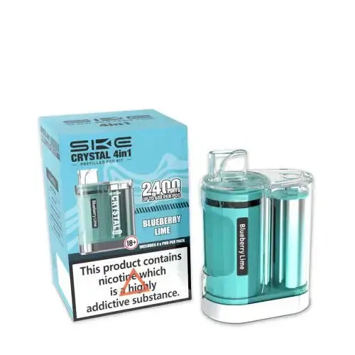 SKE Crystal 4in1 Prefilled Pod Vape Kit - Box of 5 Vape Wholesale Supplies