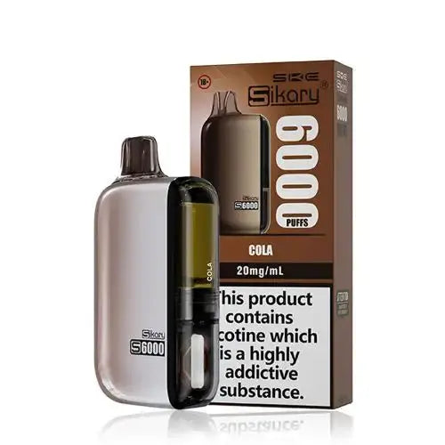 SKE Sikary S6000 Disposable Vape Kit-Box of 5 - Vape wholesale supplies