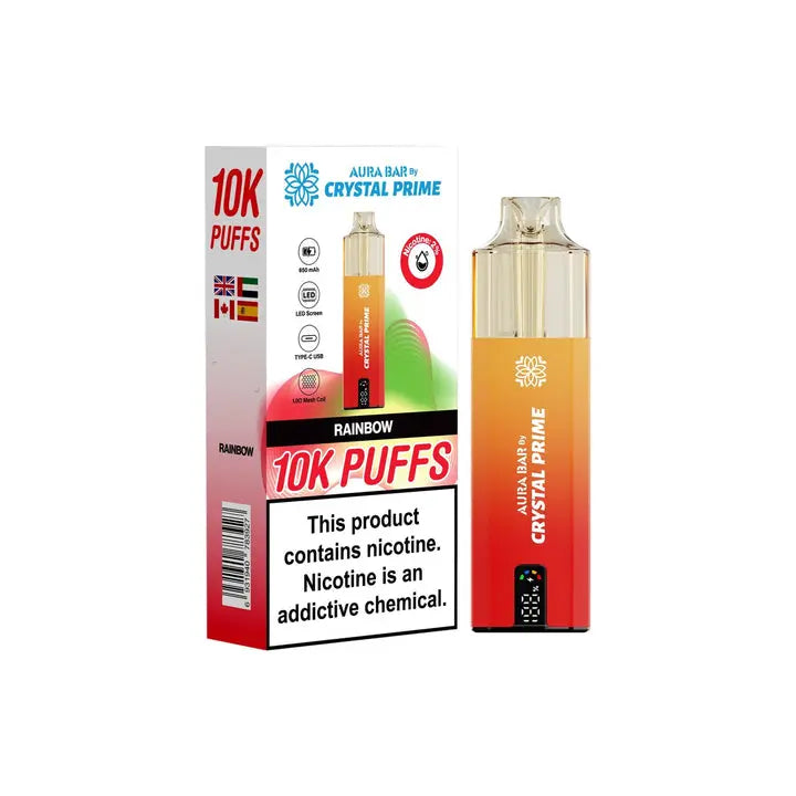 Crystal Prime 10000 Disposable Vape Box of 5 Crystal PrimeNot Found Vape wholesale supplies