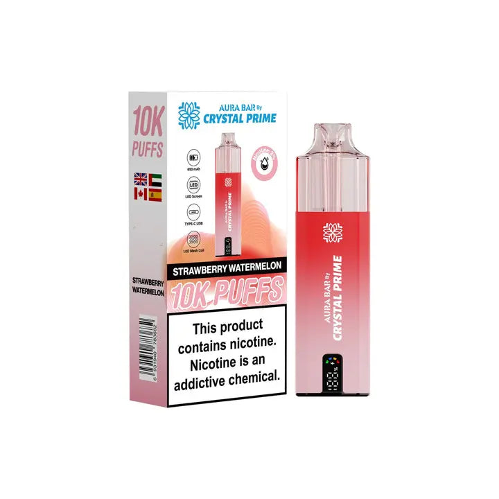 Crystal Prime 10000 Disposable Vape Box of 5 Crystal PrimeNot Found Vape wholesale supplies