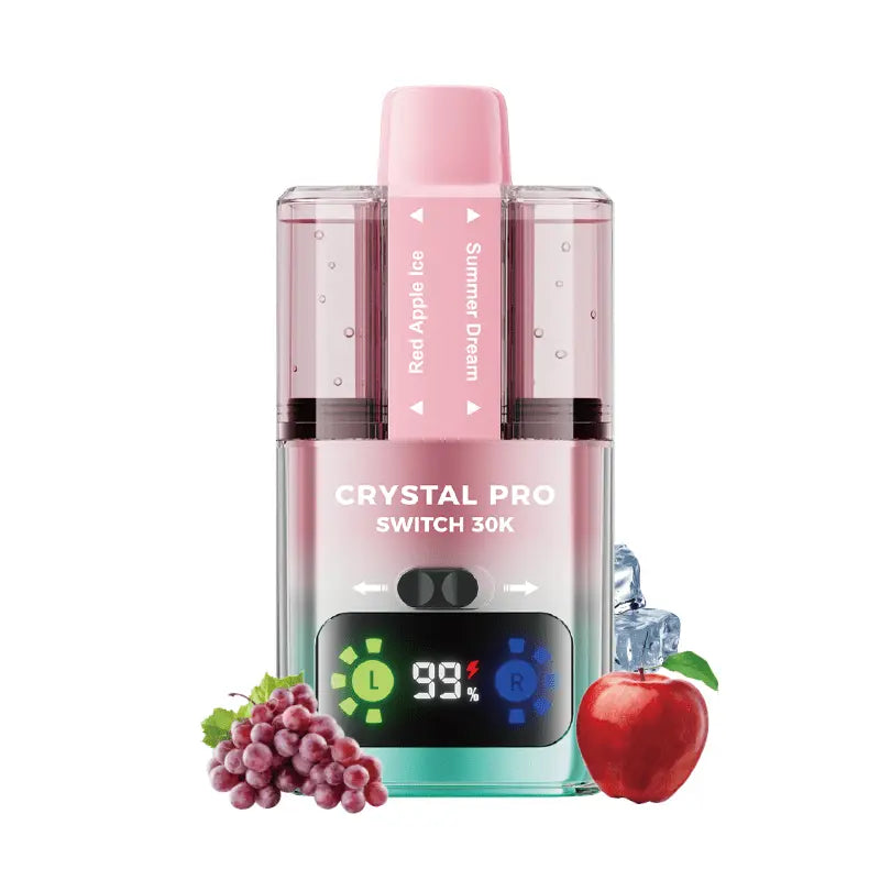 Crystal Pro Switch 30k Disposable Vape Box of 5 - Vape Wholesale Supplies Crystal ProNot Found Vape wholesale supplies