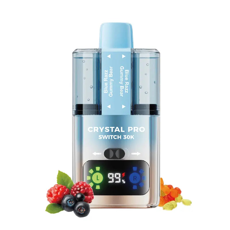 Crystal Pro Switch 30k Disposable Vape Box of 5 - Vape Wholesale Supplies Crystal ProNot Found Vape wholesale supplies