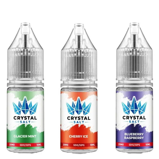 Crystal Salt 10ml Nic Salts E-Liquid - Pack of 10 - Vape wholesale supplies