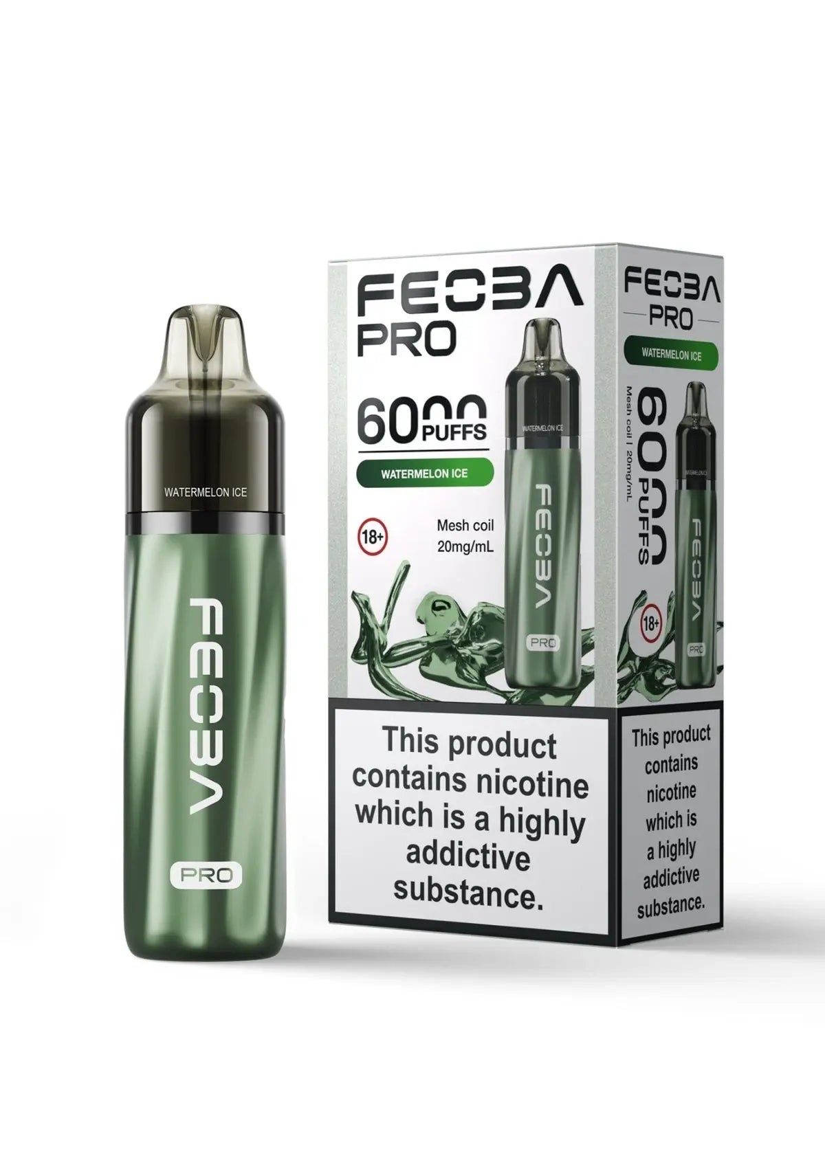Feoba Pro 6000 Disposable Vape Box of 5 - Best Vape Wholesale - Vape wholesale supplies