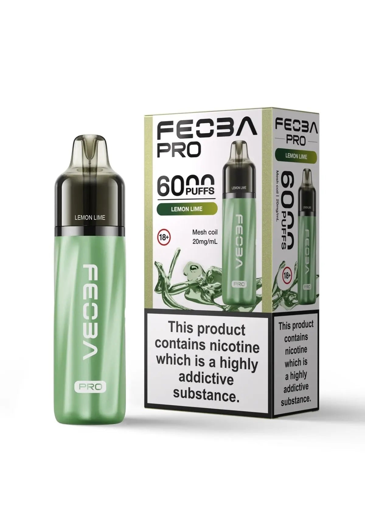 Feoba Pro 6000 Disposable Vape Box of 5 - Best Vape Wholesale - Vape wholesale supplies