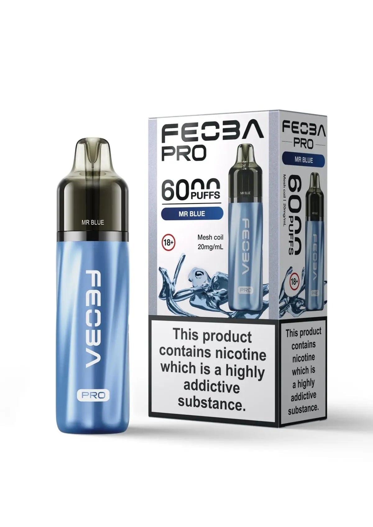 Feoba Pro 6000 Disposable Vape Box of 5 - Best Vape Wholesale - Vape wholesale supplies