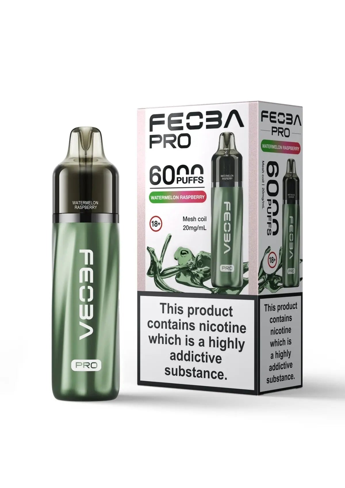 Feoba Pro 6000 Disposable Vape Box of 5 - Best Vape Wholesale - Vape wholesale supplies