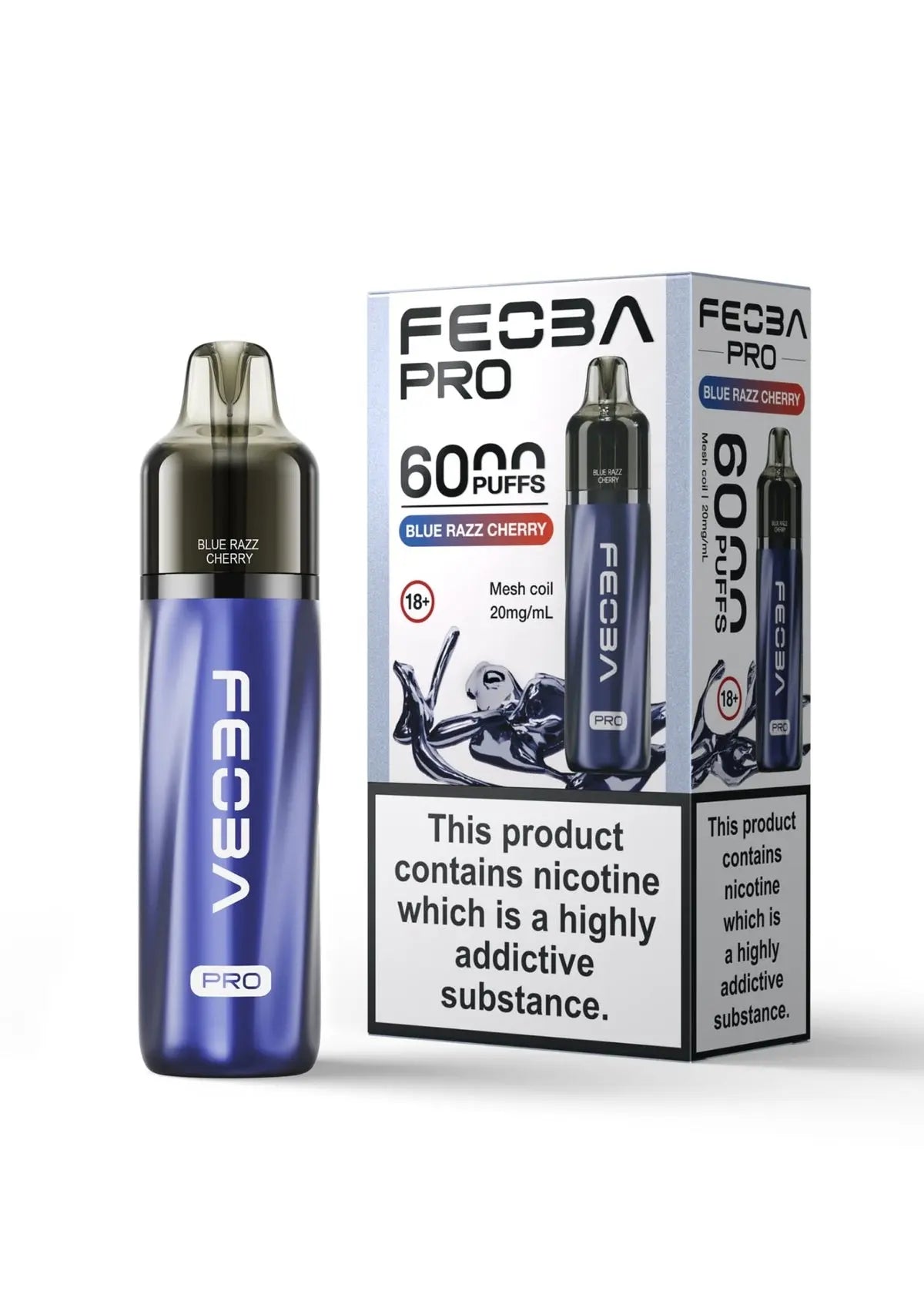 Feoba Pro 6000 Disposable Vape Box of 5 - Best Vape Wholesale - Vape wholesale supplies