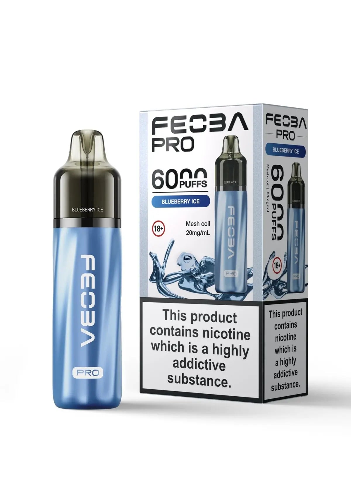 Feoba Pro 6000 Disposable Vape Box of 5 - Best Vape Wholesale - Vape wholesale supplies