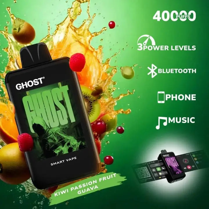 Ghost Smart Vape 40000 Puffs Disposable Vape - Box Of 5 Vape Wholesale SuppliesNot Found Vape wholesale supplies