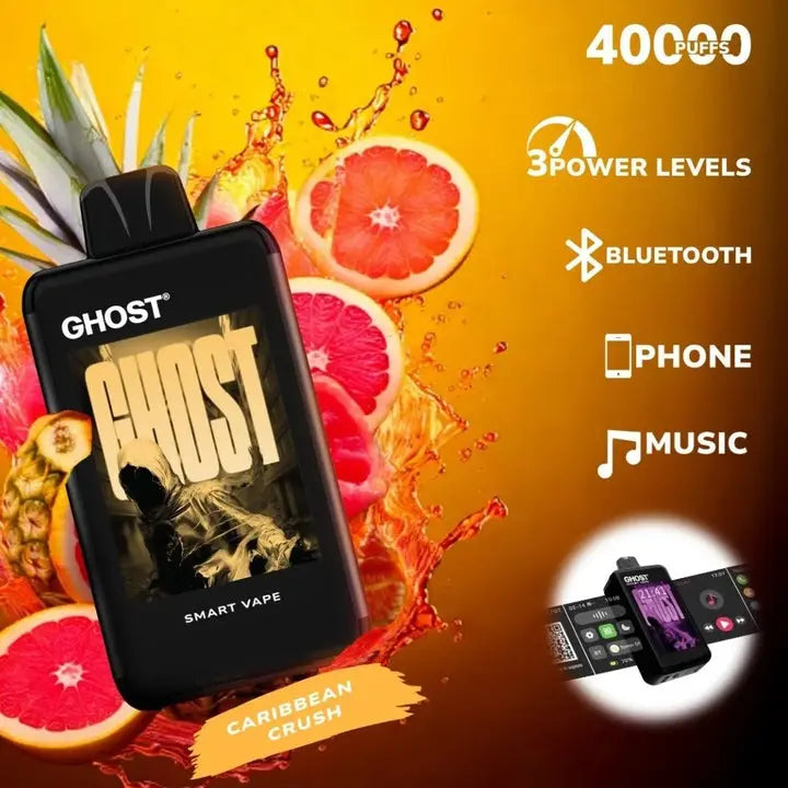 Ghost Smart Vape 40000 Puffs Disposable Vape - Box Of 5 Vape Wholesale SuppliesNot Found Vape wholesale supplies