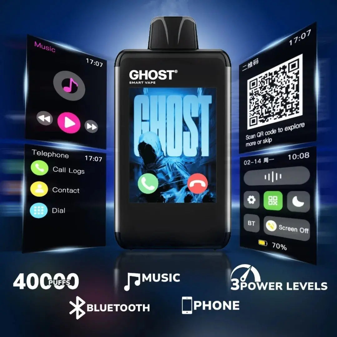 Ghost Smart Vape 40000 Puffs Disposable Vape - Box Of 5 Vape Wholesale SuppliesNot Found Vape wholesale supplies