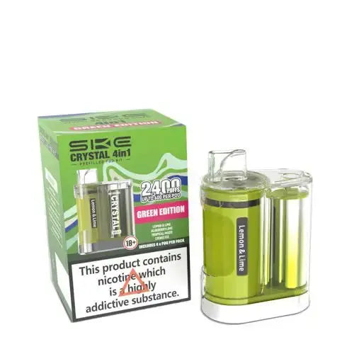 SKE Crystal 4in1 Prefilled Pod Vape Kit - Box of 5 Vape Wholesale Supplies